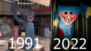 Evolution Of Huggy Wuggy 1991 to 2022 | Poppy see Playtime
