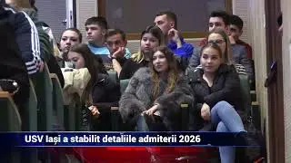 USV Iaşi a stabilit detaliile admiterii 2026
