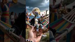 I Think He Misses His Planet 🌍💭 故郷の星が恋しいのかも #alien #cute  #shorts #viral #video