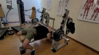 Panca piana bilancere 75kg