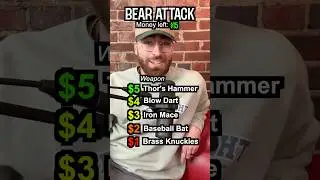 Потратьте 15 долларов, чтобы пережить нападение медведя 😂🐻