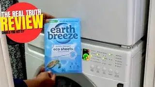 Earth Breeze Laundry Detergent Sheets Fresh Scent - 60 Loads