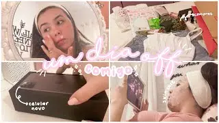 um dia off comigo | comprinhas + skin care
