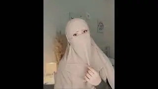 Niqab Tutorial 💛 النقاب #muslimtiktok #tiktokhijab #hijabi #hijabiz #niqab #hijabista #niqabi