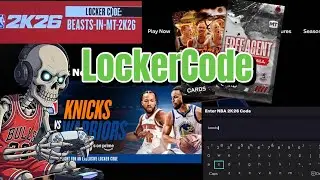 NBA 2K26 Locker code from Tonights game.
