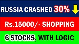 😱Big News : Russian Markets 30% crashed | Moscow exchange crashed | Best stocks to buy now in crash