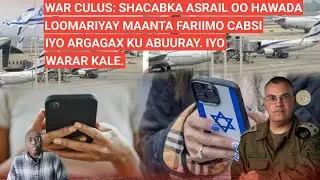 GALAB: CABSI WEYN: CAAWA SAQDHEXE SAMADA AMA CIRKA ASRAIL MAXAA LAGU ARKI DOONAA , WARBIXIN YAABLEH.