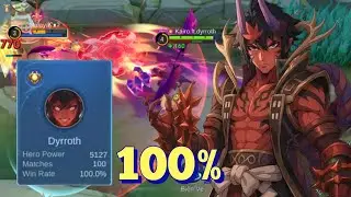 TOP GLOBAL DYRROTH 😈 100% WIN RATE | PERFECT GAMEPLAY & SECRET TRICKS