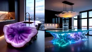 Top 300 New Luxury Epoxy Kitchen Island Designs 2025 | Stunning Modern Kitchen Trends & Home Decor