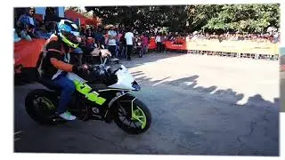 KTM STUNT IN DAVANAGERE 2018.