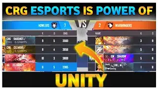 TEAM CRG ESPORTS VS HATERS//4V4 CUSTOME ROOM BOOYAH