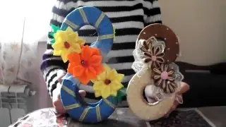 Открытка  своими руками из конфет