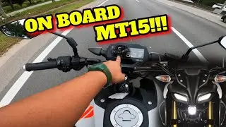 AKU DAPAT TEST RIDE YAMAHA MT15!!!