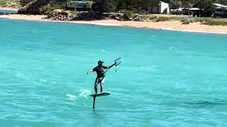 More Kite Surfers, Town Beach Jetty, Broome, Kimberley, Western Australia, Australia