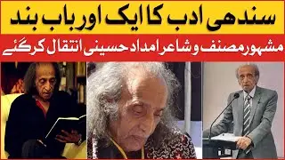 Renowned Poet Imdad Hussaini Passes Away | Wajdan Shah | Sindhi Literature | Sindhi Writer | BOL