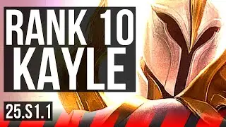 KAYLE vs RENEKTON (TOP) | Rank 10 Kayle | KR Master | 25.S1.1