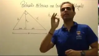 Minuto Saber (Prof. Xanchão) | Relações métricas no triângulo retângulo