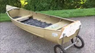 OldGuyDIY Grumman Sport Boat Canoe Install Pink Insulation Board Rivet Plastic Floor  Pt 5A Best ?