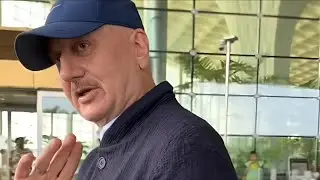 Anupam Kher Spotted At Mumbai Airport! 😍 Legend Ka Simple & Sober Look Viral!@famouslogokabio