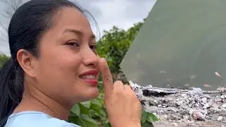 HOY PUDE VER LOS ALEVINES QUE PUSE EN LA POSA DE AGUA