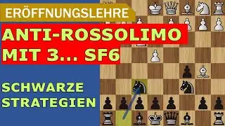 Mit Schwarz gegen Rossolimo spielen: Partiebeispiele