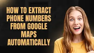 How to Extract Phone Numbers from Google Maps Automatically