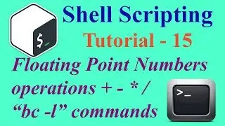 Shell Scripting Tutorial -15: Floating Point operation using bc Command | Som Tips