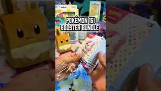 Pok&eacute;mon 151 booster bundle #pokemon #pokemonchannel #pokemoncards #myteamforscarletandviolet