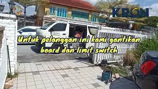 Auto Gate Cheras &ndash; Old Sliding Auto Gate Motor Repair Service