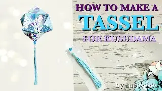 【EASY TASSEL 】How To Make A Tassel For An Origami Modular | DIY Embroidery Floss Tassel