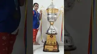 OVERALL WINNING TROPHY- 1ST NATIONAL OPEN KARATE CHAMPIONSHIP-2022 VIZAG