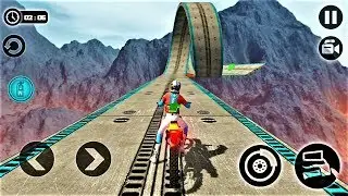 Impossible Moto Bike Tracks 3D 2018-Best Android Gameplay HD #48