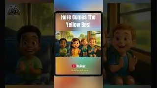 Here Comes the Yellow Bus | Morning Routine & School Safety Song for Kids | KidsZonia Official