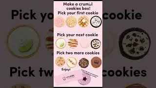 Make a crumble cookies box! #crumblcookies #cookies #makeurown #oliviarodrigo #cute #shorts