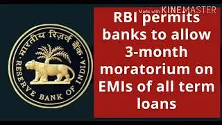 RBI moratorium advantage and disadvantage