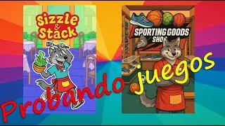 hoy venimos a probar 2 juegos #sizzlestack #sportinggoodshop