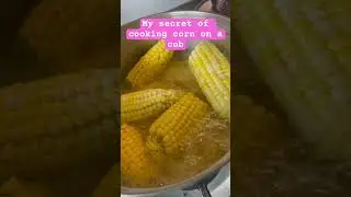 With Knorr Cubes #corn #cornonthecob #knorrcubes #secret #satisfying #shorts #short #cookingtips