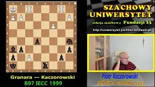 #Szachy  Piotr Kazimierz Paweł Kaczorowski wygrywa. RS.7121