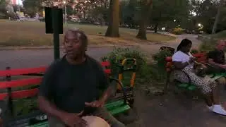 Drumming Marcus Garvey