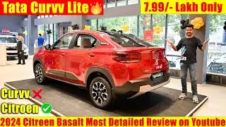 Tata Curvv❌ Citroen Basalt✅ 2024 Citroen Basalt Best Review on Youtube | Coupe-SUV under Rs10 lakh