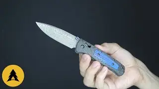 Складной нож Benchmade Bugout сталь Munin Damasteel