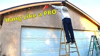 How To Hang Outdoor LED Christmas Lights Like a Pro!