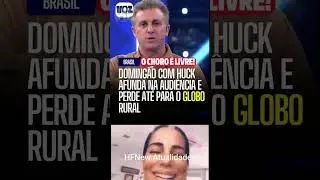Doming&atilde;o com Hulk Perde Audi&ecirc;ncia e Cai at&eacute; Para Globo Rural