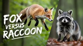 Raccoon Dog vs Red Fox: The Survival Showdown!
