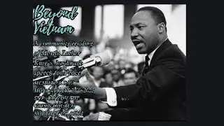 Beyond Vietnam. A community reading of Martin Luther King's Landmark Speech for Peace