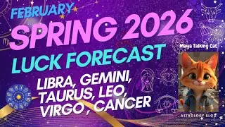 February Spring 2026 - Lucky Zodiacs Forecast
