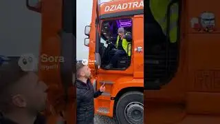 Dziad-Trans nie ma to tamto odjazd #ai #polska #kierowcazawodowy #scania #śmieszne #sora #humor