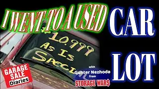 RERUN: Go used car shopping with Gunter Nezhoda from Storage wars