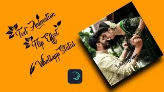 New trending whatsapp status video editing with text flip effect|| Alight motion tutorial||