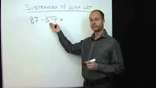 Vi subtraherar på olika sätt